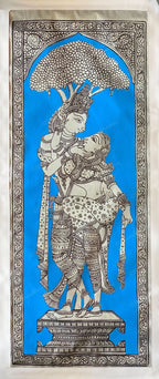 Pattachitras Lord Buddha, Lord Hanuman, Ma Durga/Laxmi/Saraswati & Radha-Krishna