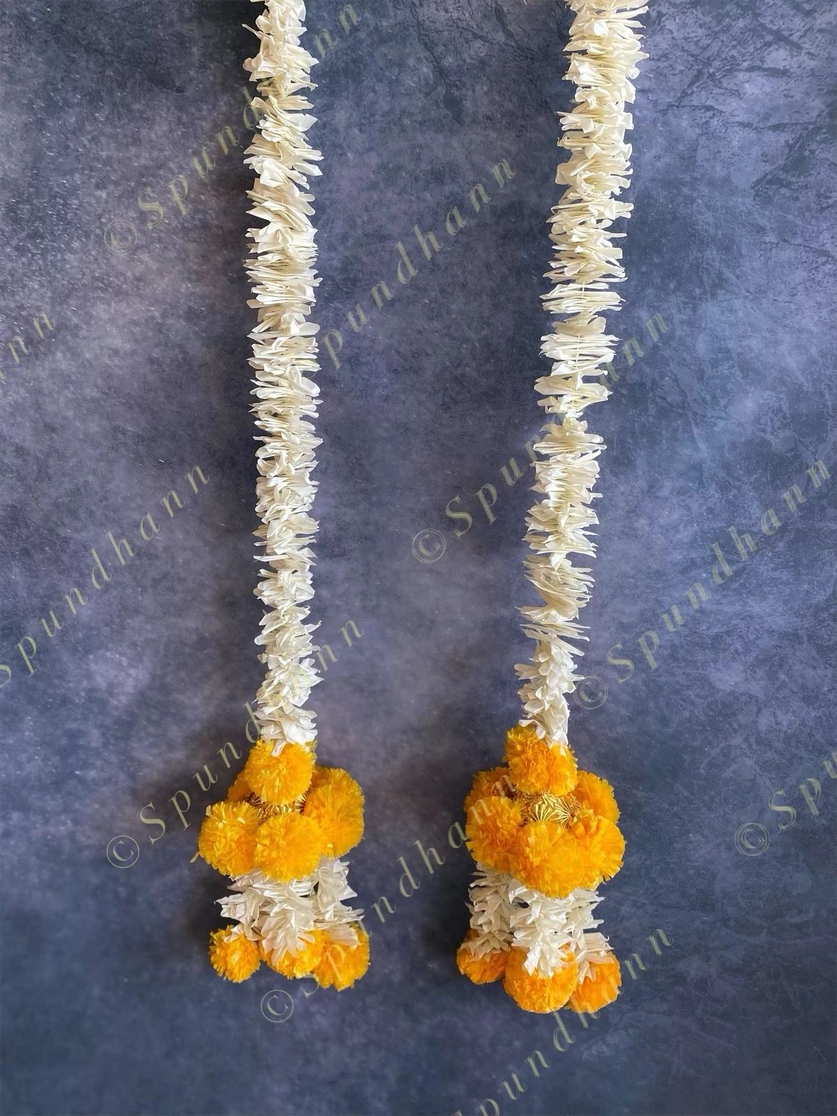 Chameli & Orange Marigold Dangler Set of 2