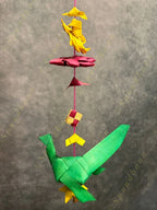 Eco Friendly Palm Leaves String With Parrots and Flowers