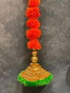 Marigold & Gota Multicolor Dangler Set of 2