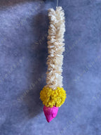 Small Shola Wood Eco Friendly Lotus Bud Dangler