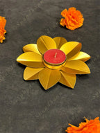 Line & Fold Lotus Tea Light Holder