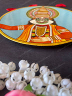 Kathakali Pichwai Wall Hanging Plates