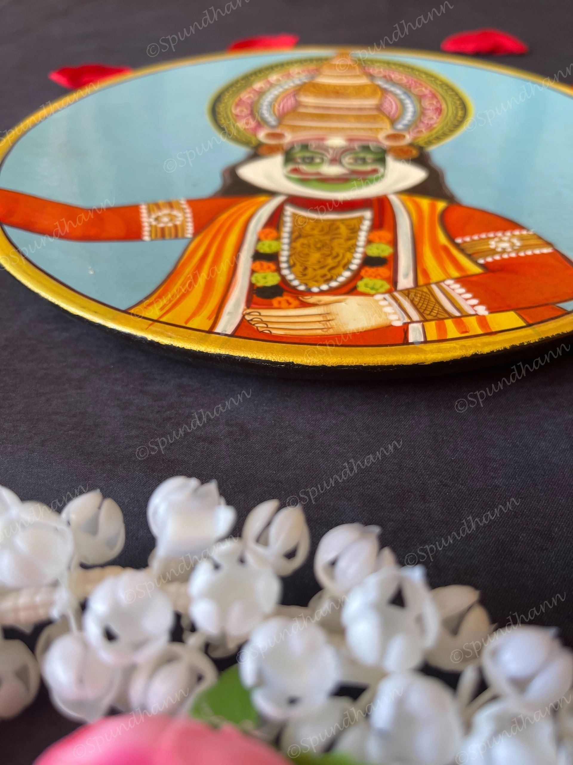 Kathakali Pichwai Wall Hanging Plates