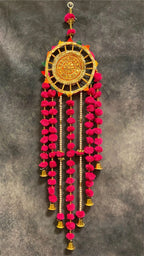 Chakri with Gota Pati and Pom Pom Dangler