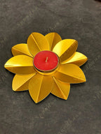 Line & Fold Lotus Tea Light Holder