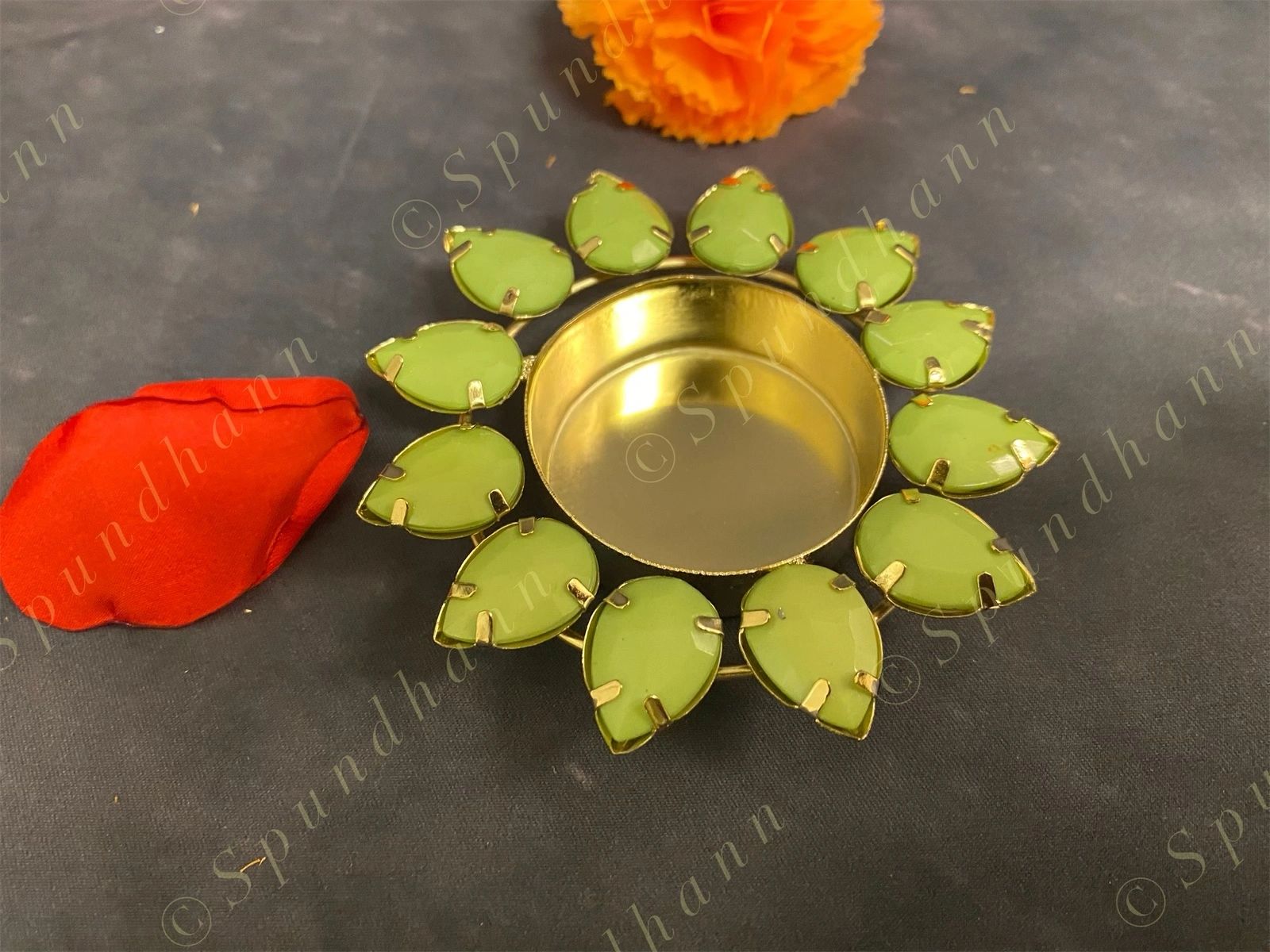 Colorful Mini Gemstone Single Tea light Holder