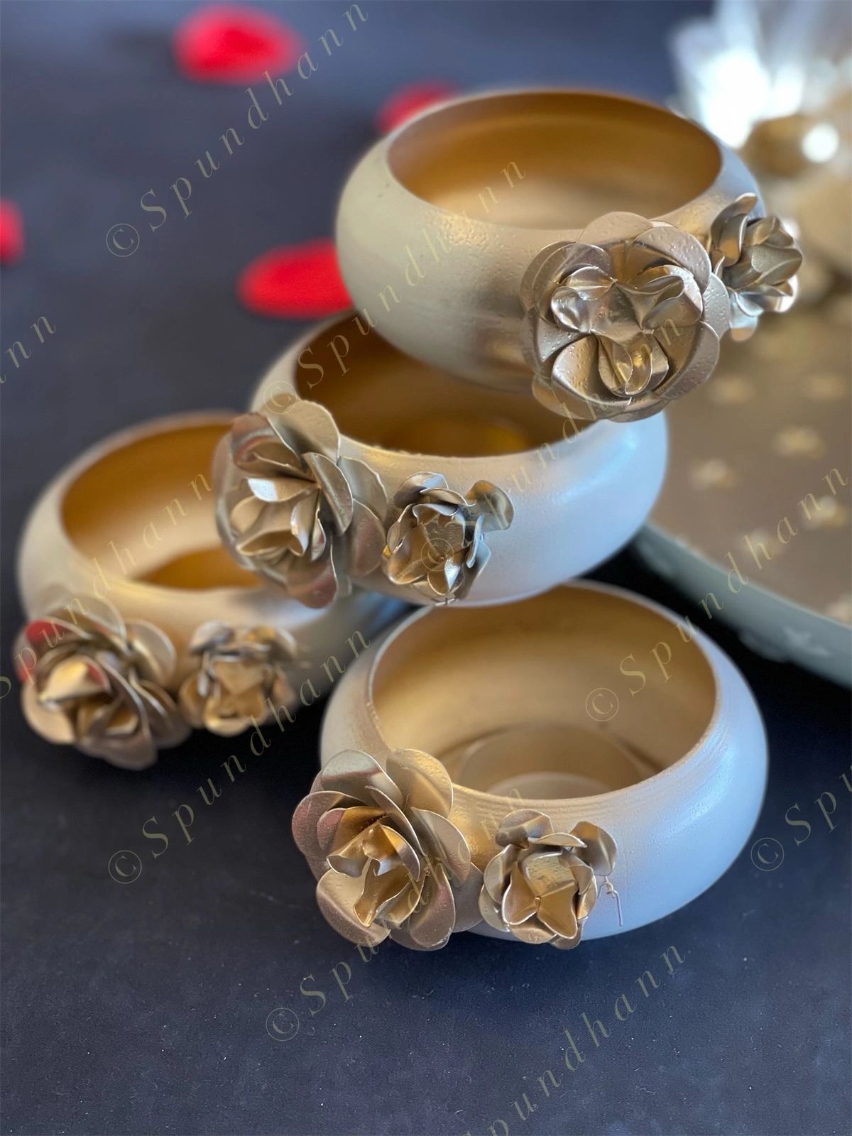 Decorative Star Embossed Thalis