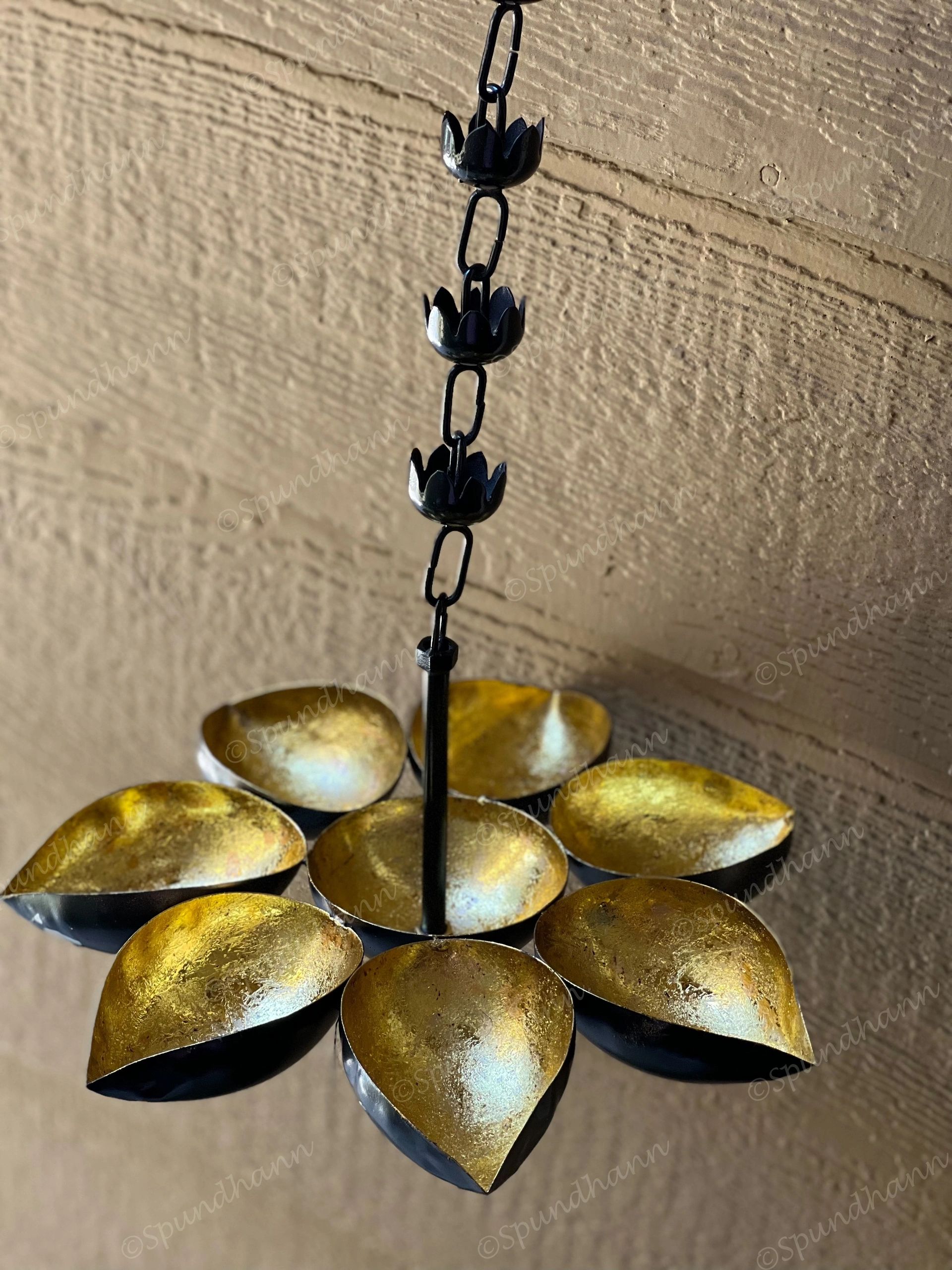 Hanging Diya Shape Tea Light Holders