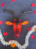 Colorful Deer Wall Mask Hanging Decor