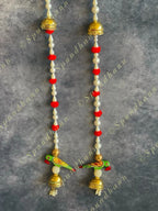 Parrot & Pearls Dangler Set of 2