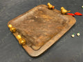 Square Wooden Food Holder Stand