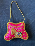 Embroidered Clutch Christmas Tree Ornament