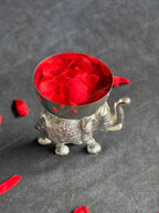Silver Small Elephant Dry Fruit Candy Holder