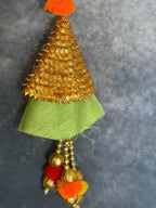 Chameli & Gota Fabric Colorful Dangler Single
