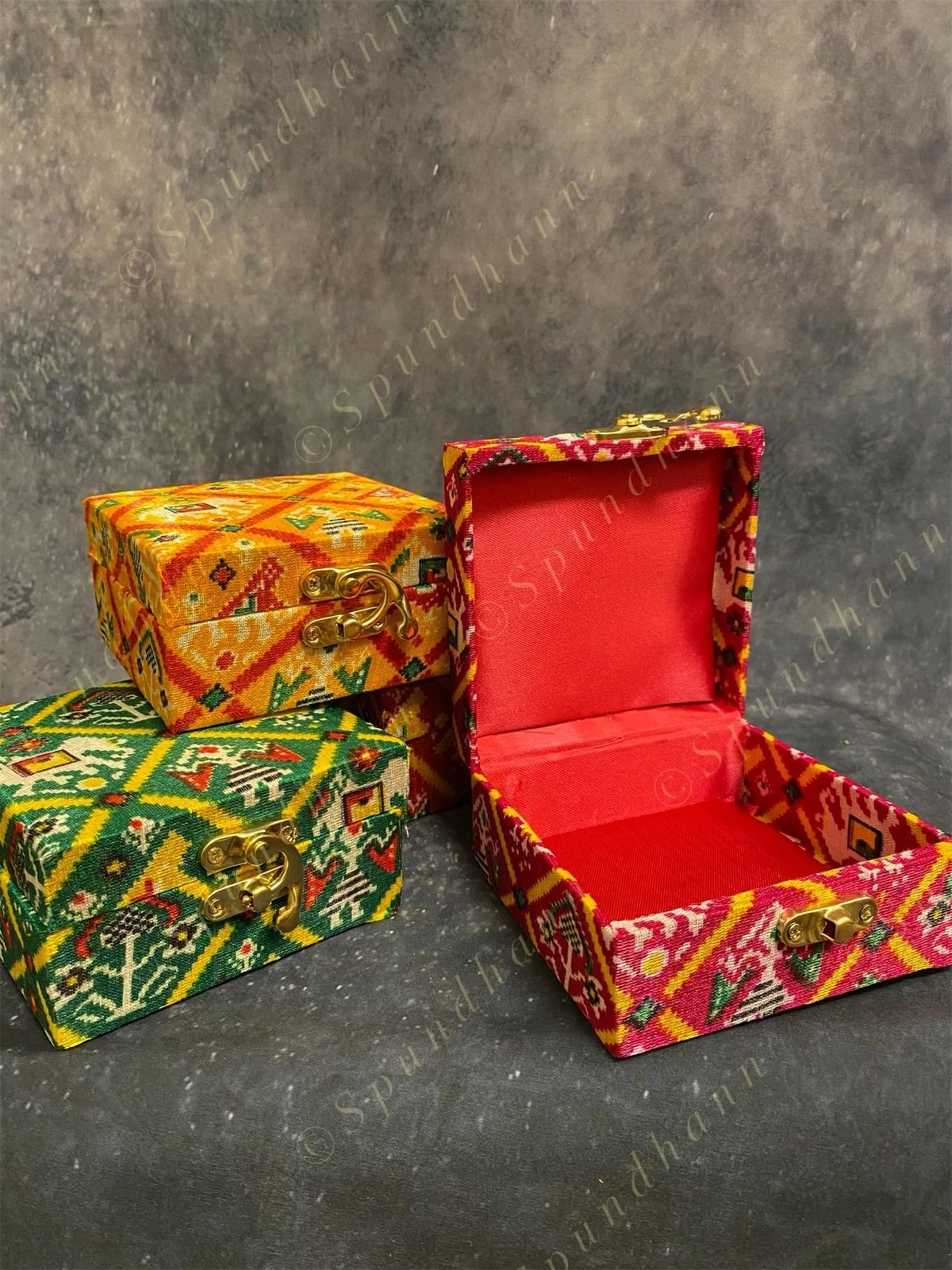 Square Patola Gift Box Only
