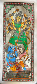 Pattachitras Lord Buddha, Lord Hanuman, Ma Durga/Laxmi/Saraswati & Radha-Krishna