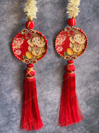 Pichwai Art Chameli String Dangler Set of 2