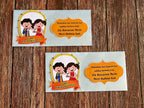 Rakhi Envelope in Grey Color