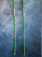 Pom Pom & Mirror Danglers Set of 4
