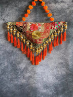 Decorative Embroidered Triangle Hanging Pillow