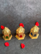 Stained Glass Golden Lanterns
