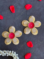 Golden Flower Wire Tea Light holder