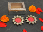 Paper Box with Studded Tea Light Holders