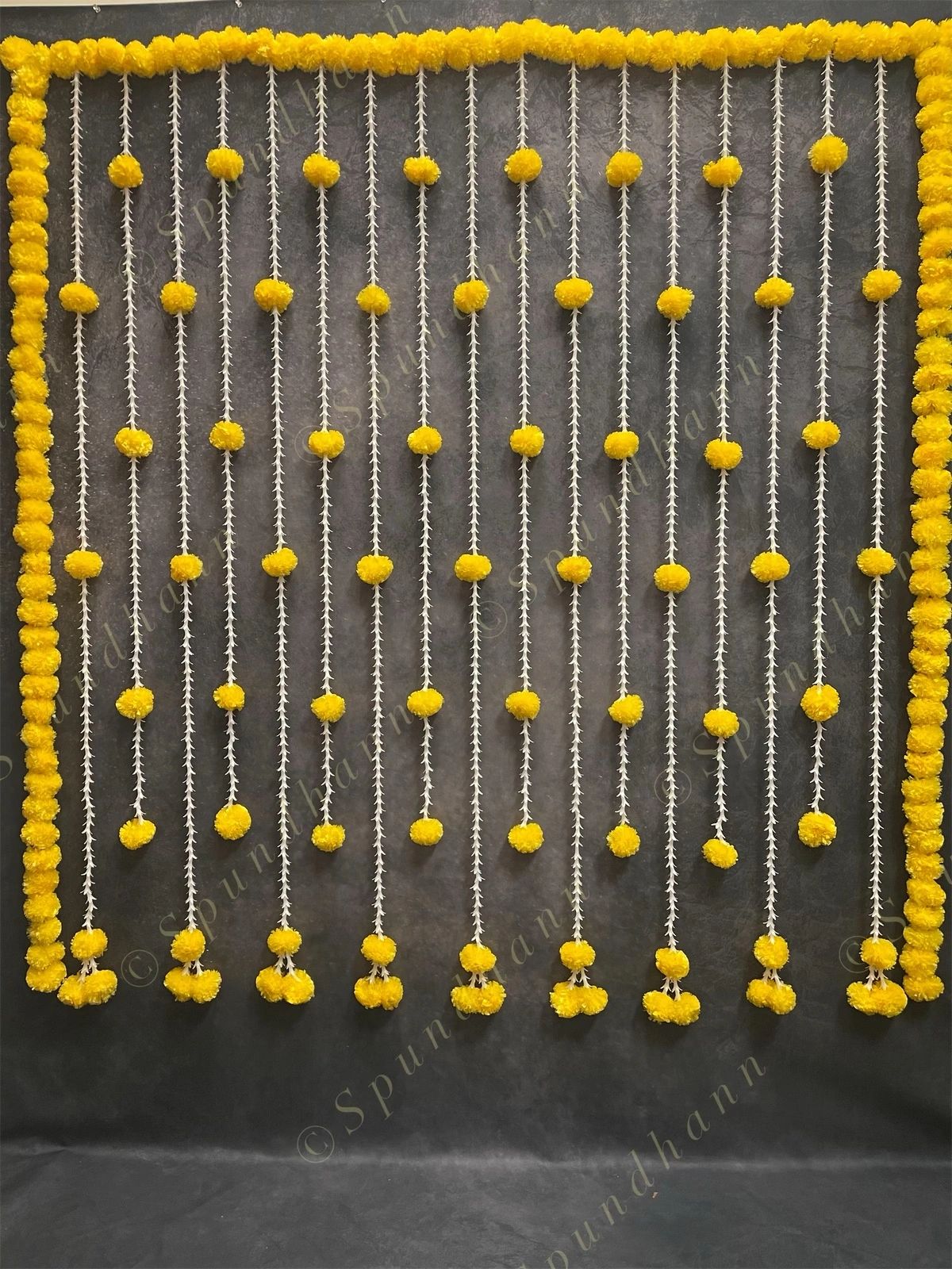 Rajnigandha and Marigold Toran