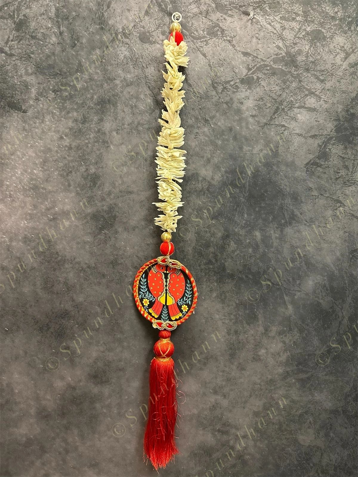 Animal Pichwai Art Chameli String Dangler