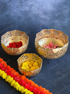 Beautiful Majestic Lotus Cutwork Urli