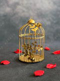 Cute Cage Tea Light Candle Holder in Gold