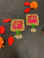 Shubh Labh Hanging Pillow Style (Pair of 2)