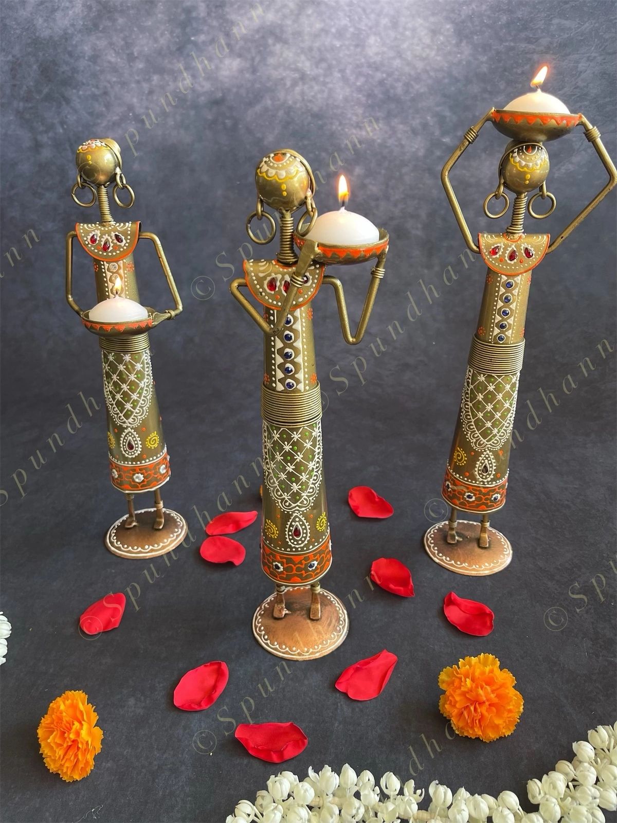 Tribal Figurine Tea Light Holder