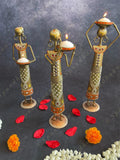 Tribal Figurine Tea Light Holder
