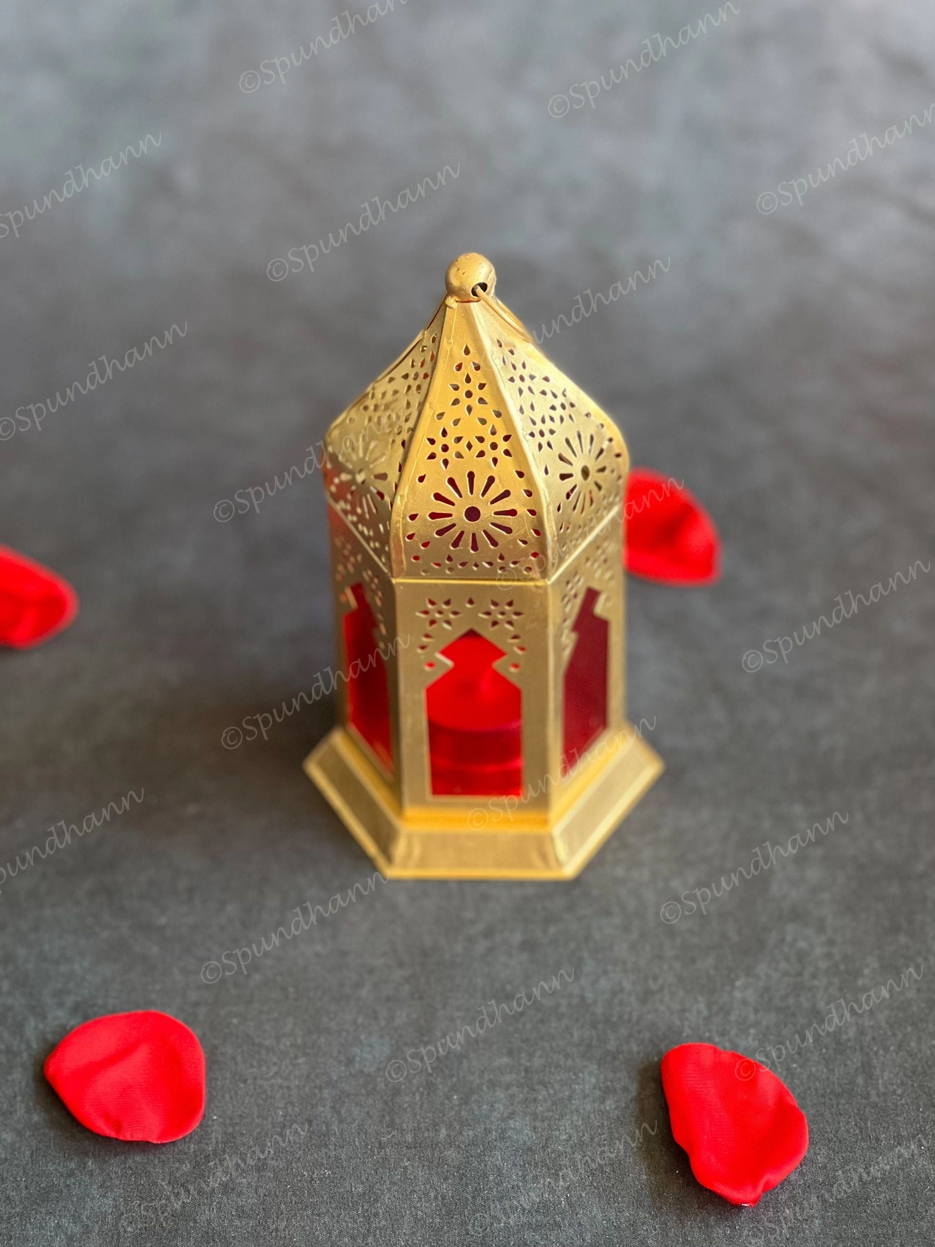 Stained Glass Golden Lanterns