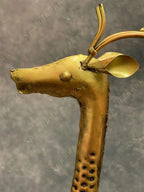 Deer Figurine Tea Light Holder Pair