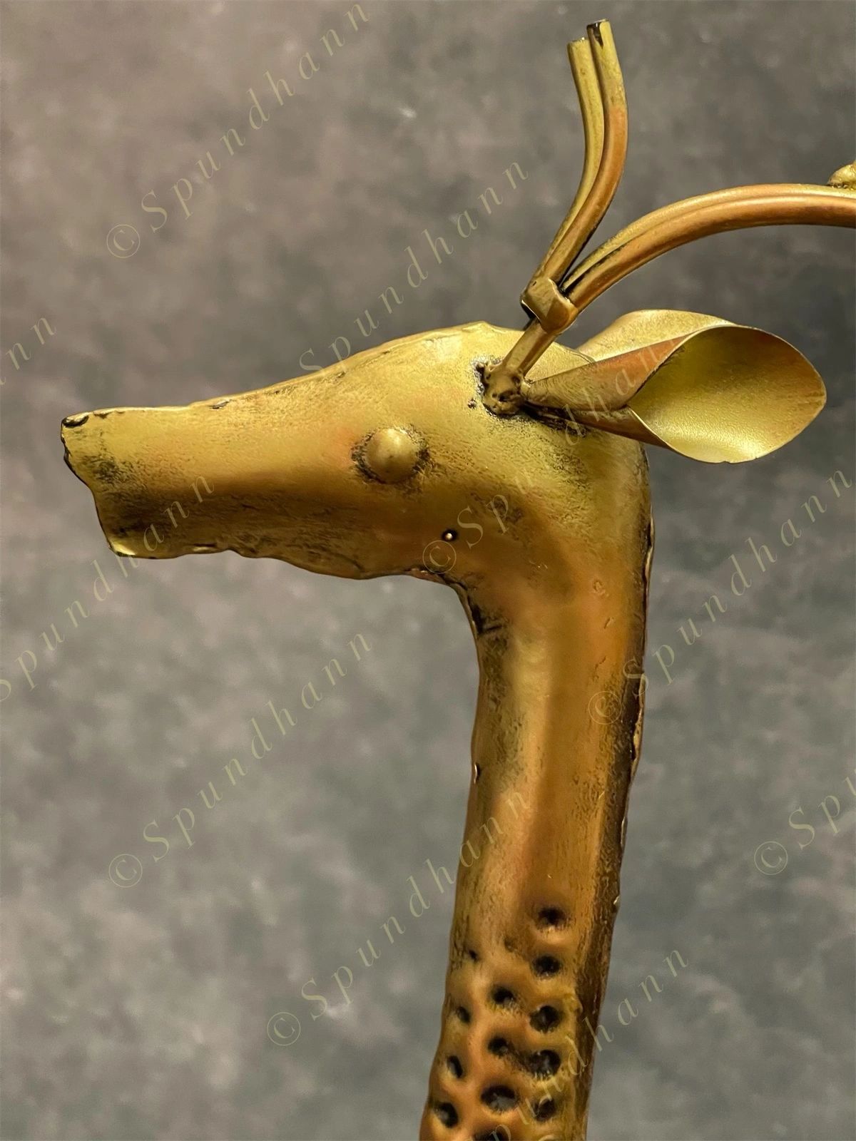 Deer Figurine Tea Light Holder Pair