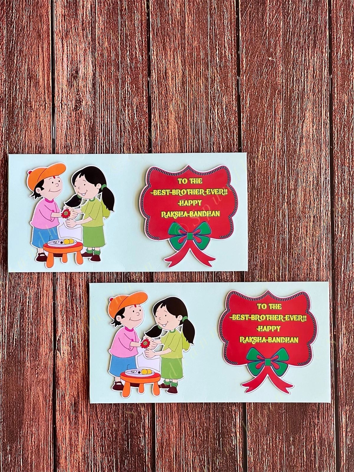 Rakhi Envelope in White Color