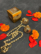 Decorated Gift Box with Dome Danglers