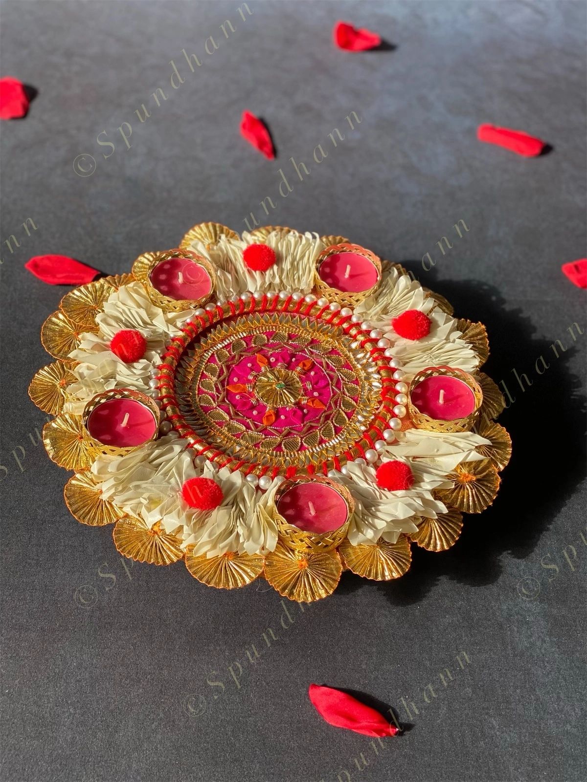 Gota Chameli Tea Light Holder