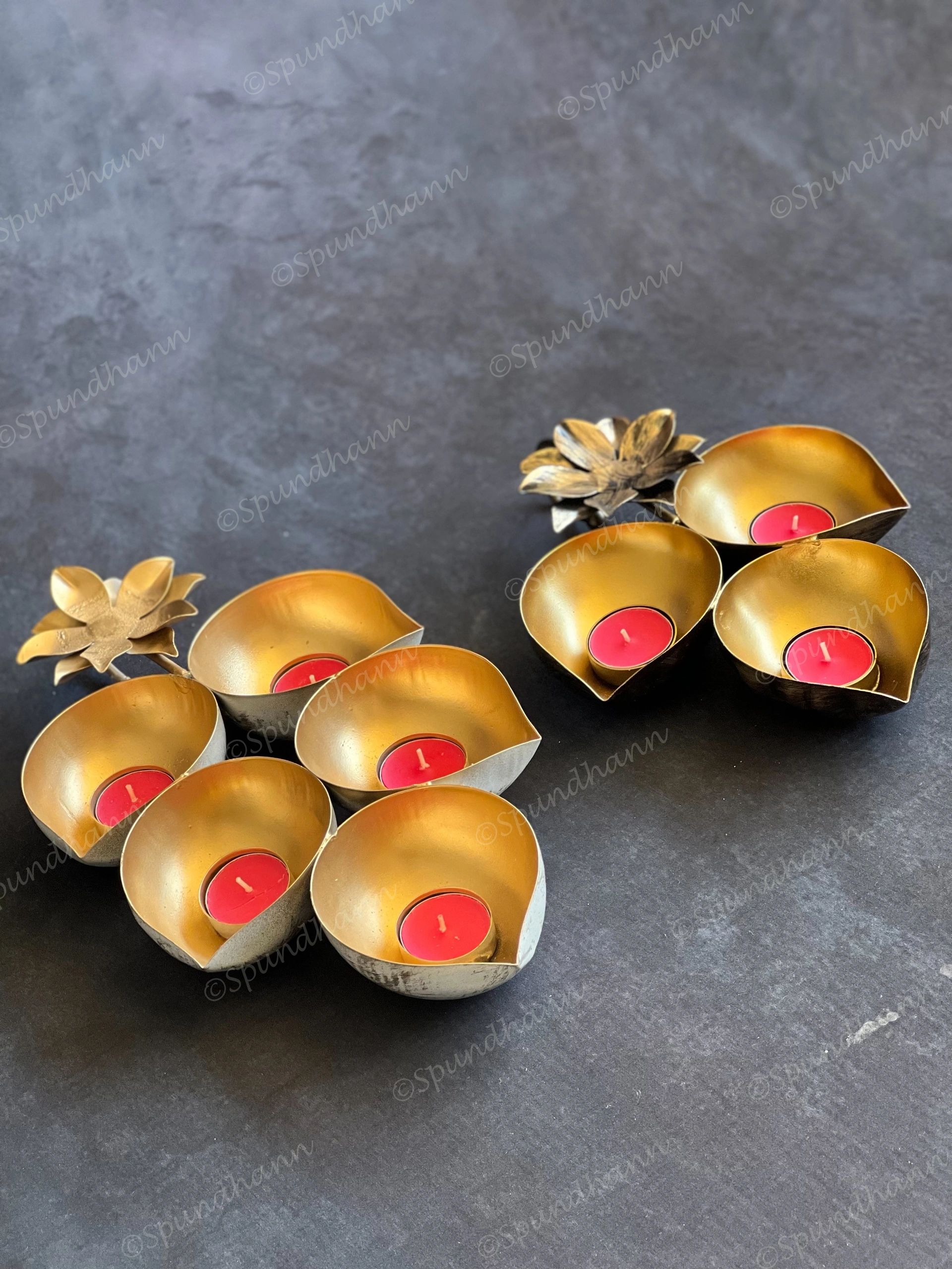 Big Diya Shaped Bunch Tea Light Holder