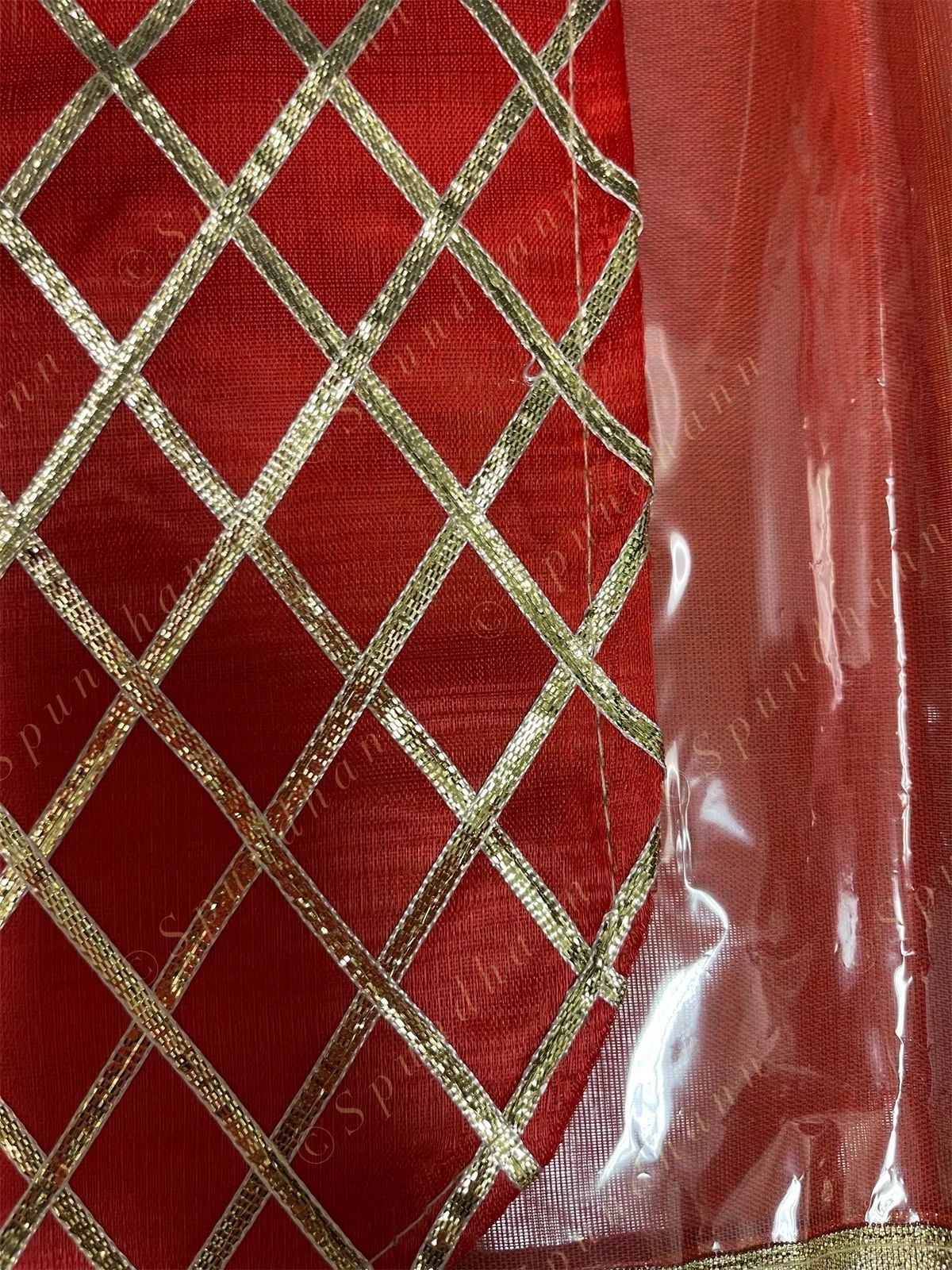 Colorful Gota Saree Cover (Bag)