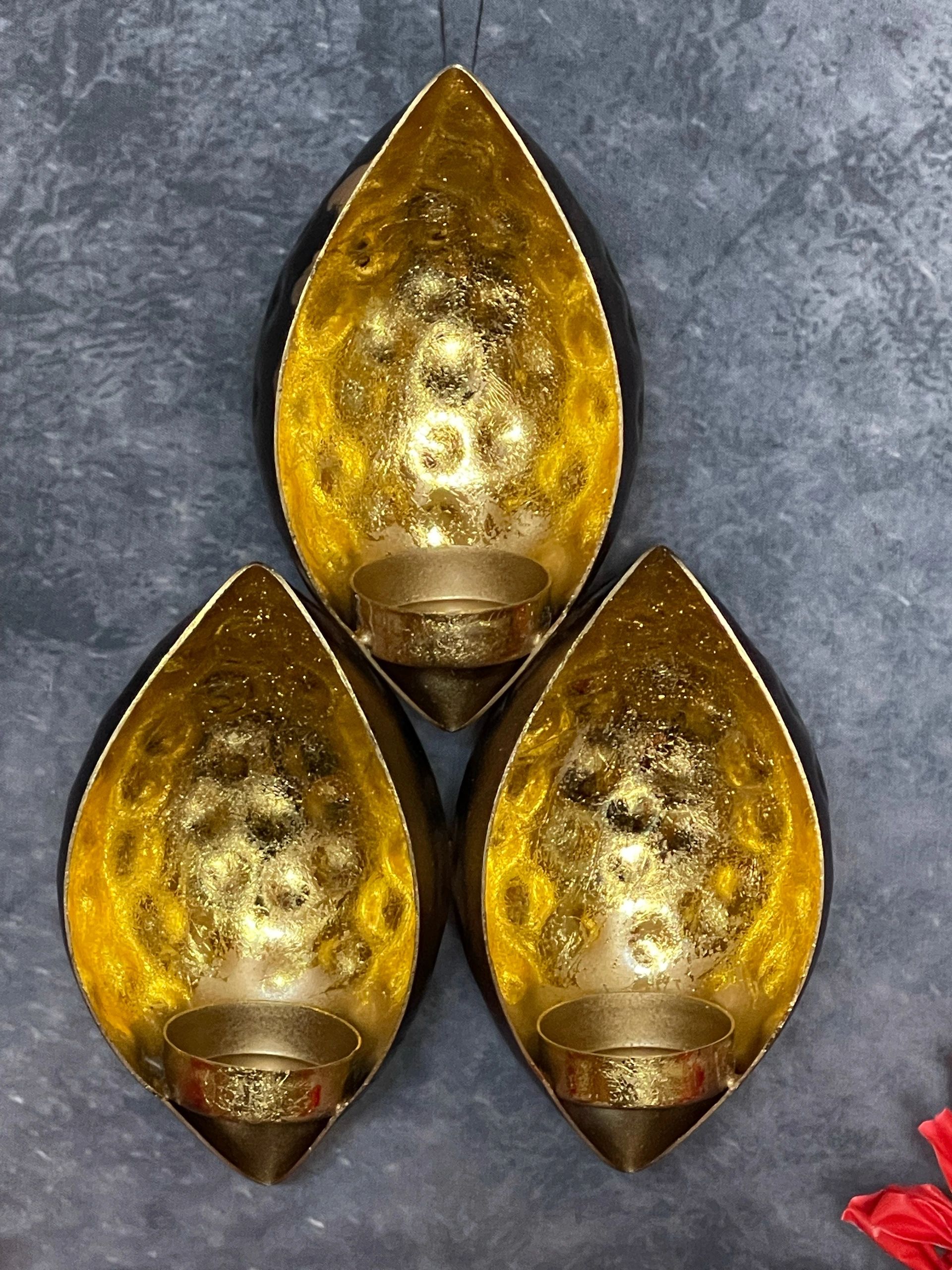 Wall Sconce 3 Piece Tea Light Holder