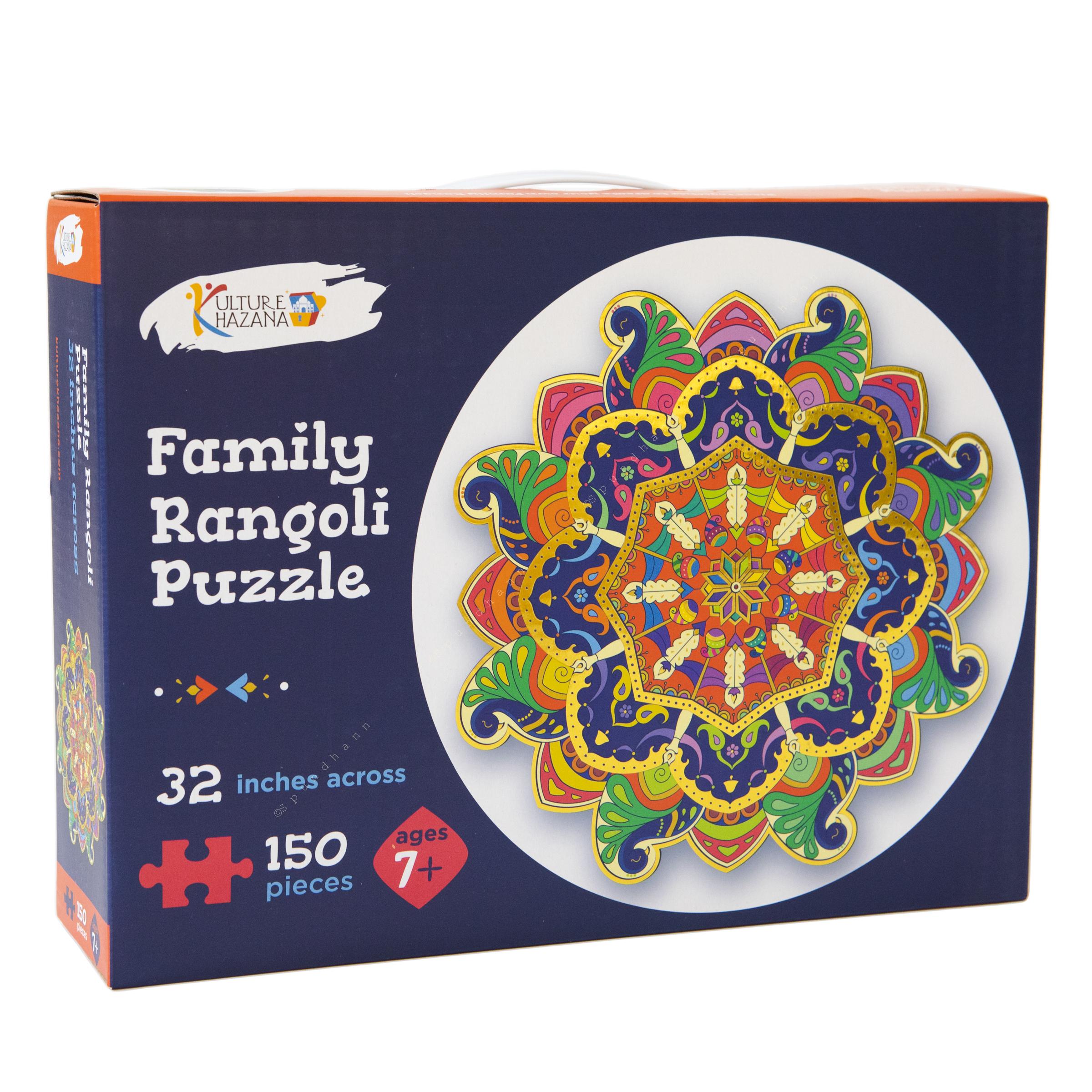 Family Rangoli Puzzle - 150 Pcs