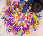 Family Rangoli Puzzle - 150 Pcs