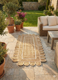 Ivory PetalEdge Jute Runner