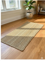 Ivory Weave Jute Runner Light Natural - Multi Sizes
