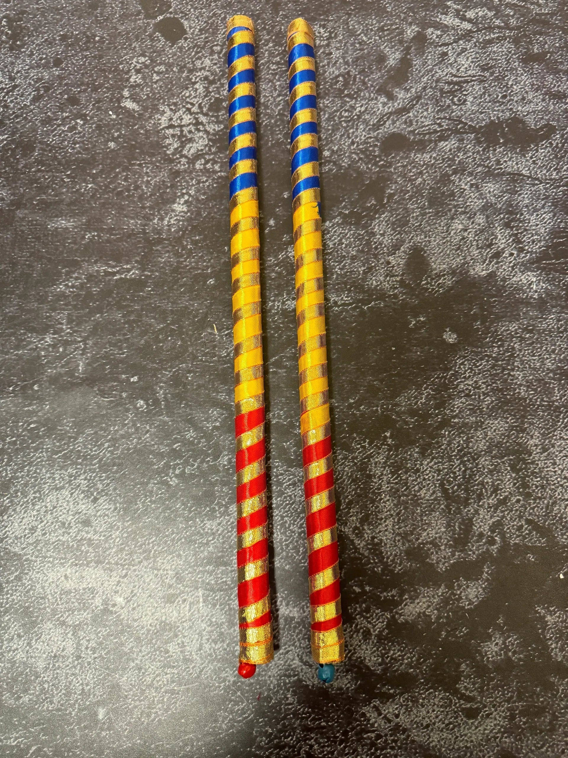 Gota Work Dandiya Stick Pair