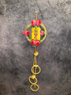 Gotapatti Ring, Pink Rose Buds and Pearl Shrinathji Dangler